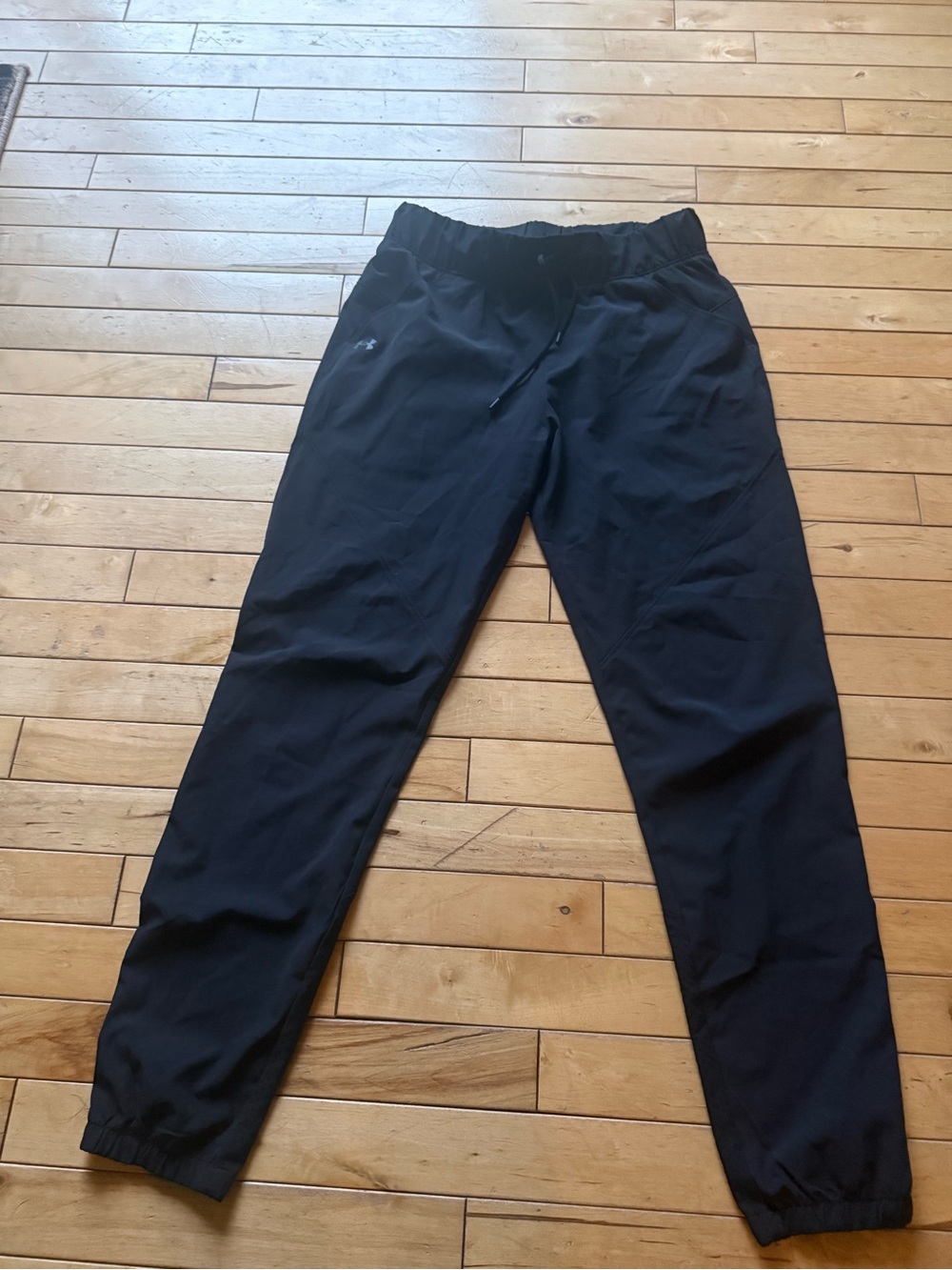 Under Armour Black Women's Track Joggers with Drawcord